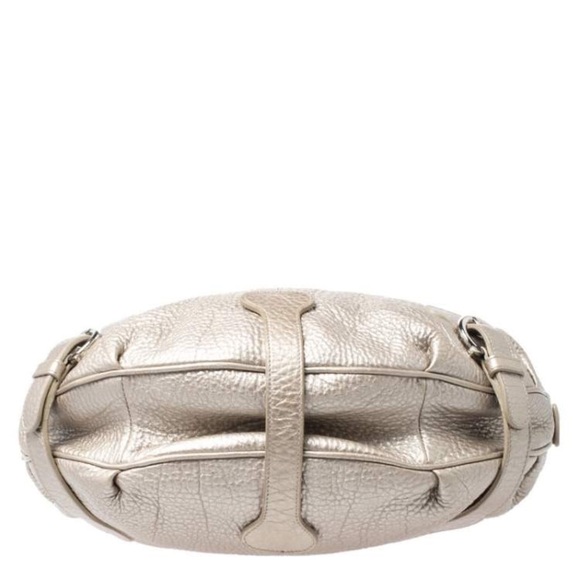 Salvatore Ferragamo Gold  Leather Hobo Handbag Purse - Picture 6 of 10